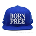 Bordado personalizado 6 panel de snapback Cap